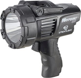 Streamlight 44911 WayPoint 400 Rechargeable 1400-Lumen Long Range Pistol-Grip Spotlight with 120V AC Charger and Polymer Holder/Mount, Black