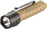 Streamlight 88612 PolyTac X USB 600-Lumen 11,485-Candela Professional Tactical LED Flashlight, Ten-TAP Programmable, Clear Retail Packaging, Coyote