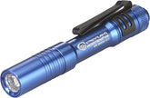 Streamlight 66603 MicroStream USB 250-Lumen 1150-Candela EDC Ultra-Compact LED Flashlight with Rechargeable Battery, Clear Retail Packaging, Blue