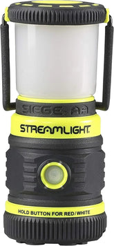Streamlight 44943 Siege AA 200-Lumen Lantern with White & Red LEDs and Magnetic Base for Camping & Emergencies, Yellow
