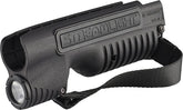Streamlight 69602 TL-Racker 1,000 Lumen 20,000-Candela Tactical Integrated Forend Weapon Light with Ambidextrous Controls for Select Mossberg 590 Shockwave Models with Strap, Black