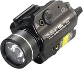 Streamlight 69261 TLR-2 HL 1,000-Lumen 20,000-Candela LED Weapon Light with Red Laser, CR123A Powered and Rail Clamp Mount, Black