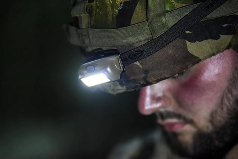 Streamlight 61706 Bandit 180-Lumen USB Rechargeable Red LED Headlamp with Elastic Head Strap, Clip, and USB Cable, Coyote