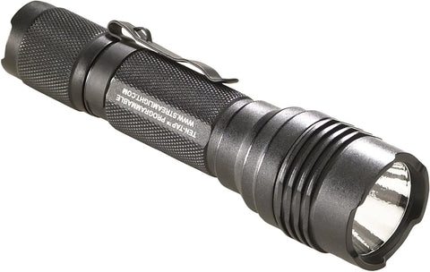 Streamlight 88040 ProTac HL 750-Lumen Professional Tactical Flashlight with CR123A Batteries, and Holster, Black, Clear Retail Packaging