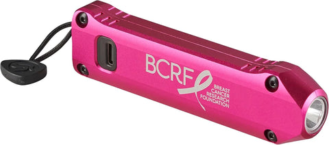 Streamlight 88824 Wedge XT 500-Lumen 1,900-Candela Flat Everyday Carry Flashlight, Includes USB-Cable and Pocket Lanyard, Pink BCRF Edition