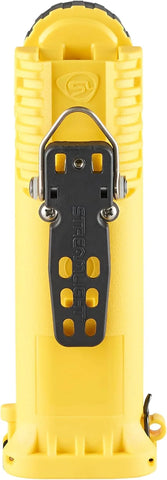 Streamlight 91812 Survivor Pivot 325-Lumen Right Angle Articulating Dual Beam Spot & Flood LED Flashlight with Charging Kit, Yellow