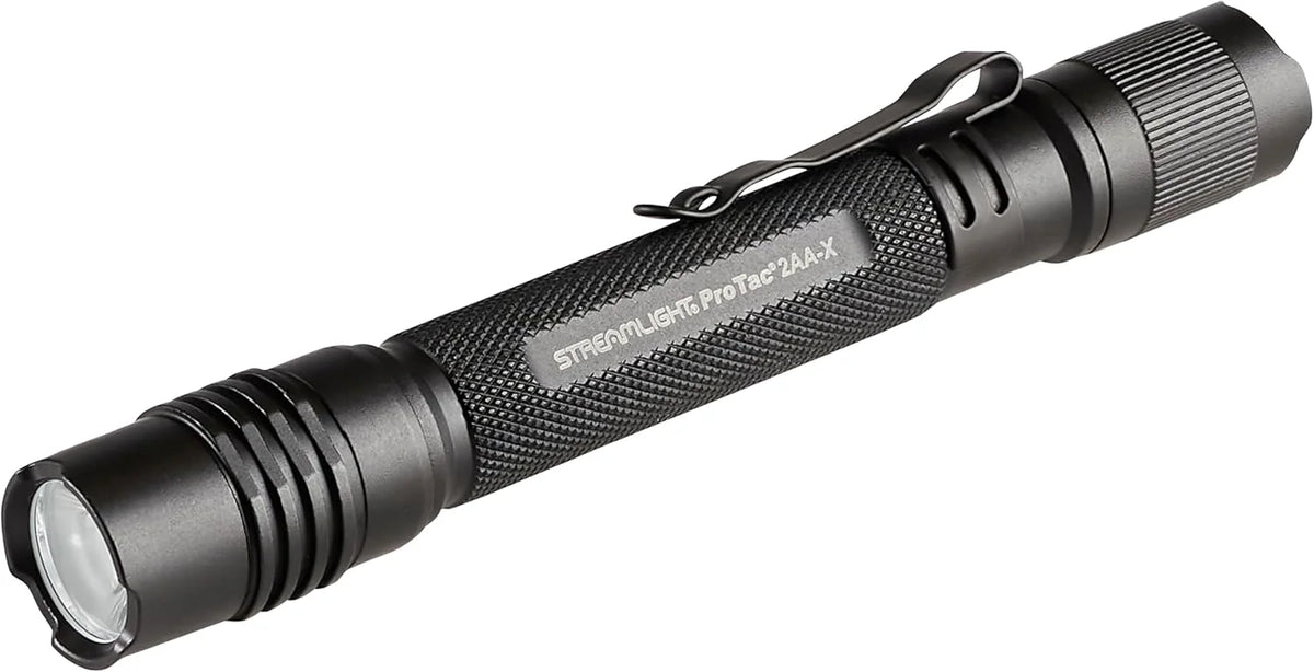 Streamlight 88135 ProTac 2AA-X USB 550-Lumen 10,250-Candela Personal Carry Tactical Flashlight, Rechargeable Capable, Black