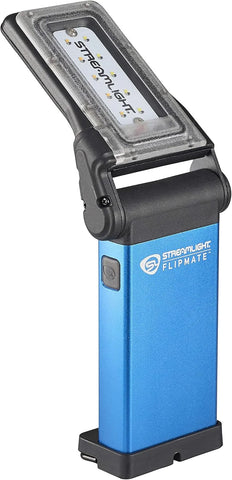Streamlight 61502 Flipmate 500-Lumen USB Rechargeable Multi-Function Compact Work Light, Blue