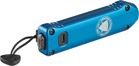Streamlight 88825 Wedge XT 500-Lumen 1,900-Candela Flat Everyday Carry Flashlight, Includes USB-Cable and Pocket Lanyard, Blue C.O.P.S. Edition
