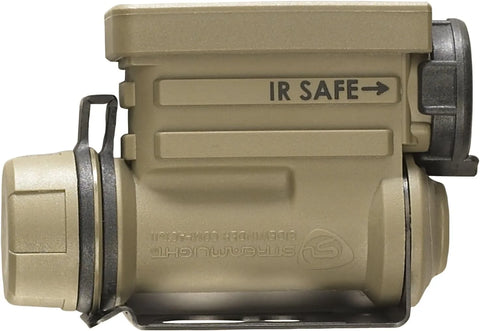 Streamlight 14512 Sidewinder 55-Lumens Compact II Military Flashlight with Helmet Mount & Headstrap, Clear Retail Packaging, Coyote