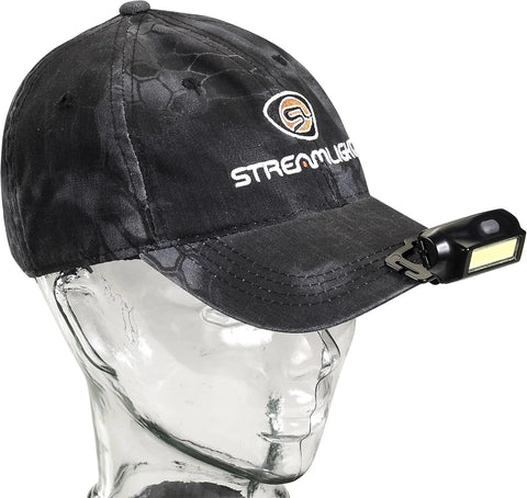 Streamlight 61702 Bandit 180-Lumen USB Rechargeable LED Headlamp with Elastic Head Strap, Clip, and USB Cable, Black