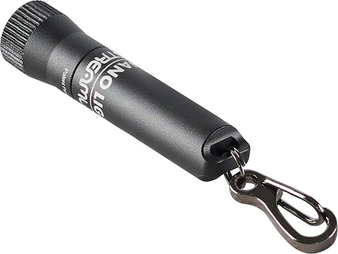 Streamlight 73020 Nano Light II 20-Lumens Miniature Keychain LED Flashlight with AAAA Alkaline Battery, Black