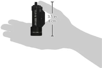 Streamlight 69211 TLR‑1s 300-Lumen 12,000 Candela Rail-Mounted Weapon Flashlight with Strobe, Earless Screw & Rail Locating Keys, Black