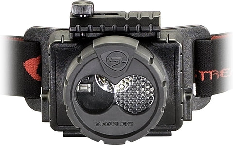 Streamlight 61601 Double Clutch USB 125-Lumen 1700-Candela LED Headlamp, Spot and Flood Beams, Rechargeable Capable, Black