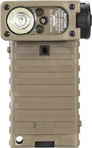 Streamlight 14000 Sidewinder 55-Lumens LED Military Waterproof Flashlight with (2) AA Alkaline Batteries in Clamshell, Coyote