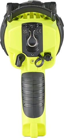 Streamlight 44910 WayPoint 400 1400-Lumen 400,000-Candela Rechargeable Handheld LED Spotlight for Outdoor, Marine, and Emergency Use, Yellow