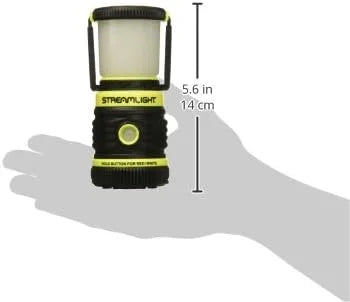 Streamlight 44943 Siege AA 200-Lumen Lantern with White & Red LEDs and Magnetic Base for Camping & Emergencies, Yellow