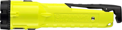 Streamlight 68785 Dualie 275-Lumen Multi-Function Intrinsically Safe Rechargeable Flashlight with Magnetic Clip, Light Only, Yellow