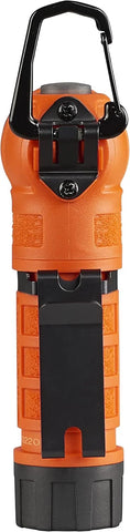 Streamlight 88832 PolyTac 90X 500-Lumen 7,000-Candela LED Right Angle Flashlight with Gear Keeper, Orange
