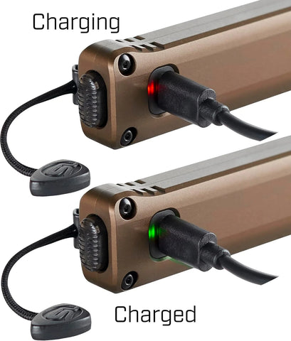 Streamlight 88813 Wedge XT 500-Lumen 1,900-Candela Flat Everyday Carry Flashlight, Includes USB-Cable and Pocket Lanyard, Coyote