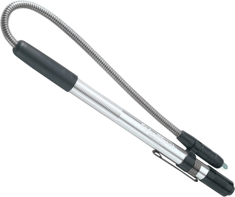 Streamlight 65612 Stylus Reach 11-Lumen White LED Pen Light for Mechanics, Inspectors, and Technicians with Flexible 7-Inch Extension Cable and 3 AAAA Alkaline Batteries, Silver