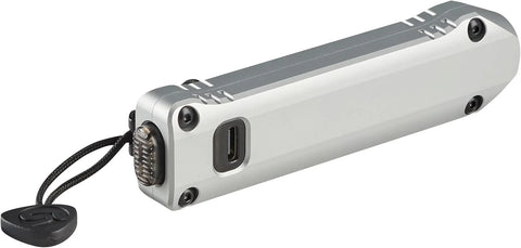 Streamlight 88819 Wedge XT 500-Lumen 1,900-Candela Flat Everyday Carry Flashlight, Includes USB-Cable and Pocket Lanyard, Silver