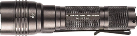 Streamlight 88065 ProTac HL-X 1000-Lumen 27100-Candela Handheld Tactical LED Flashlight, Ten-TAP Programmable, Box, Black
