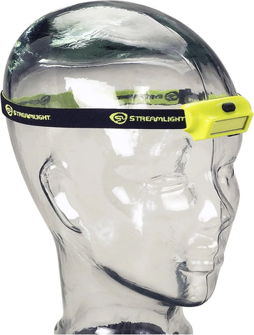 Streamlight 61702 Bandit 180-Lumen USB Rechargeable LED Headlamp with Elastic Head Strap, Clip, and USB Cable, Black