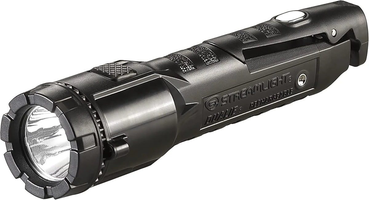 Streamlight 68794 Dualie Rechargeable 275-Lumen Multi-Functional, Intrinsically Safe Flashlight with Magnetic Clip and 120V/100V AC Charger, Black