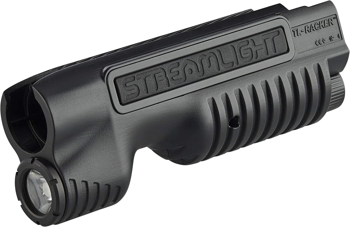Streamlight 69601 TL-Racker 1,000 Lumen 20,000-Candela Tactical Integrated Forend Weapon Light with Ambidextrous Controls for Remington 870 Only, Black