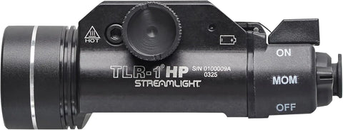 Streamlight 59152 TLR-1 HP 1000-Lumen High Candela Weapon Mounted Light with Long Gun Kit, Includes Safe Off Remote and Standard Switches, Remote Pressure Switch, Mounting Clips, Black