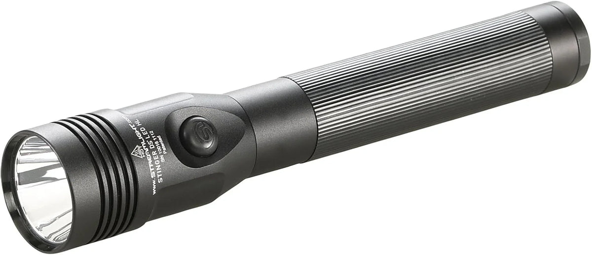 Streamlight 75456 Stinger DS HL 800-Lumen 24000-Candela Rechargeable LED Flashlight with Dual Switches and 12-Volt DC Charger, Black