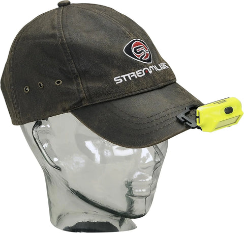 Streamlight 61702 Bandit 180-Lumen USB Rechargeable LED Headlamp with Elastic Head Strap, Clip, and USB Cable, Black