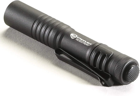 Streamlight 66318 MicroStream 45-Lumen Everyday Carry Pocket Flashlight with AAA Alkaline Battery, Black