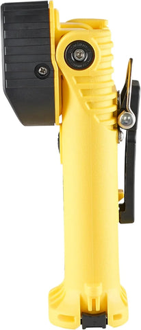 Streamlight 91812 Survivor Pivot 325-Lumen Right Angle Articulating Dual Beam Spot & Flood LED Flashlight with Charging Kit, Yellow