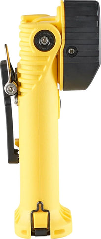 Streamlight 91812 Survivor Pivot 325-Lumen Right Angle Articulating Dual Beam Spot & Flood LED Flashlight with Charging Kit, Yellow