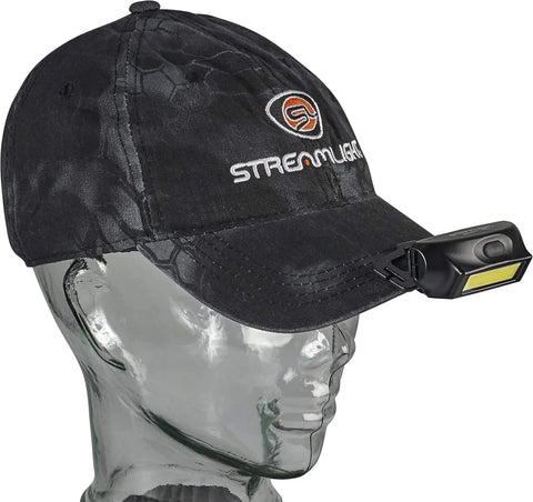 Streamlight 61714 Bandit Pro 180-Lumen Rechargeable Lightweight LED Headlamp for Work & Outdoor Use, Includes Elastic Head Strpa, Visor Clip and USB Cable, Black