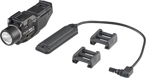 Streamlight 69440 TLR RM 1 500-Lumen Low-Profile Rail Mounted Tactical Lighting System with Rail Locating Keys, Remote Pressure Switch, Mounting Clips and CR123A Battery, Black