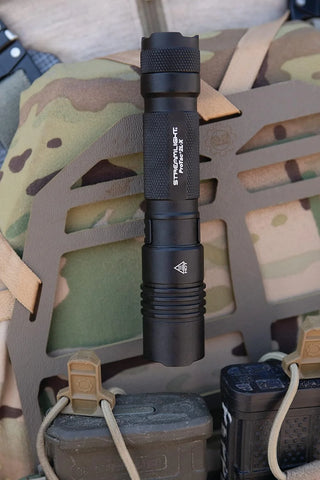Streamlight 88082 ProTac 2L-X USB 500-Lumen 68000-Candela Tactical LED Flashlight, Ten-TAP Programmable, Clear Retail Packaging, Black