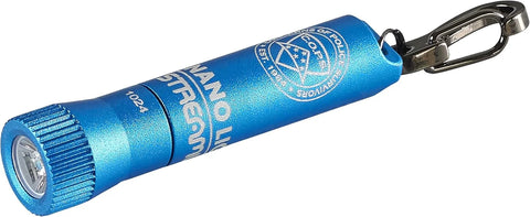 Streamlight 73021 Nano Light II 20-Lumens Miniature Keychain LED Flashlight with AAAA Alkaline Battery, Blue C.O.P.S Edition