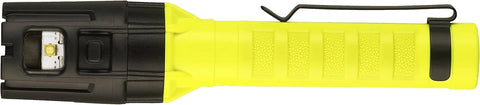 Streamlight 67750 Dualie 2AA 175-Lumen Dual Beam Flashlight w/Pocket Clip and Magnetic Base, Clear Retail Packaging, Yellow