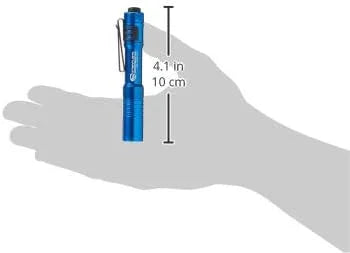Streamlight 66603 MicroStream USB 250-Lumen 1150-Candela EDC Ultra-Compact LED Flashlight with Rechargeable Battery, Clear Retail Packaging, Blue