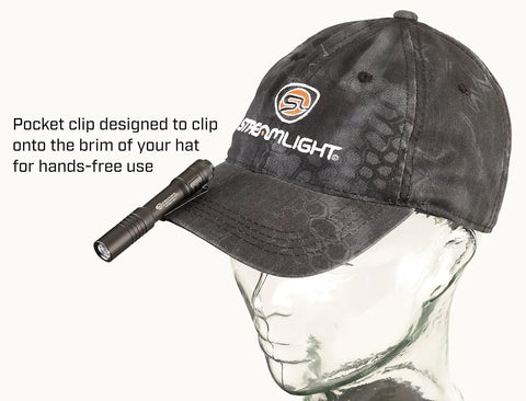 Streamlight 66604 MicroStream USB 250-Lumen 1150-Candela EDC Ultra-Compact LED Flashlight with Rechargeable Battery, Easy-Open Box, Black