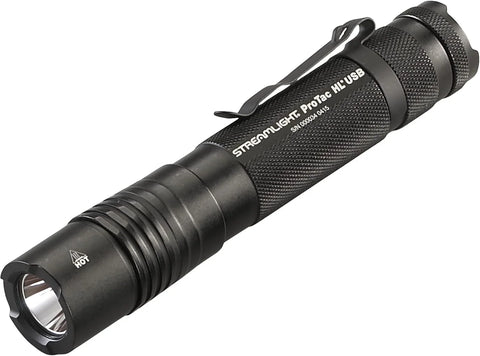 Streamlight 88052 ProTac HL USB 1000-Lumen Multi-Fuel USB Rechargeable Professional Tactical Flashlight with USB Cable, and Holster, Black, Box