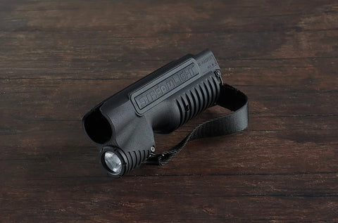 Streamlight 69602 TL-Racker 1,000 Lumen 20,000-Candela Tactical Integrated Forend Weapon Light with Ambidextrous Controls for Select Mossberg 590 Shockwave Models with Strap, Black