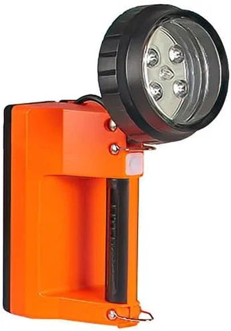 Streamlight 45801 E-Flood LiteBox 1500-Lumen 4700 Candela Rechargeable Flood Beam Lantern with AC/DC Charging, Heavy Duty Shoulder Strap and Mounting Rack, Orange