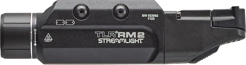 Streamlight 69450 TLR RM 2 Compact, Portable Rail-Mounted LED Tactical Lighting System with Tail Loc, Remote Switch, and 2 Lithium Batteries, Black