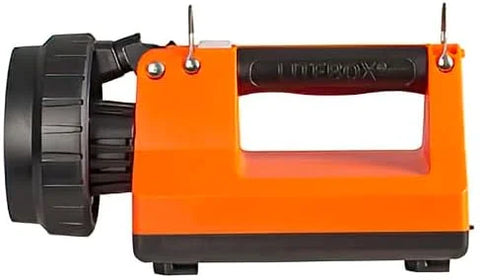 Streamlight 45806 E-Flood LiteBox 1500-Lumen 4700 Candela Rechargeable Flood Beam Lantern with Heavy Duty Shoulder Strap Without Charger, Orange