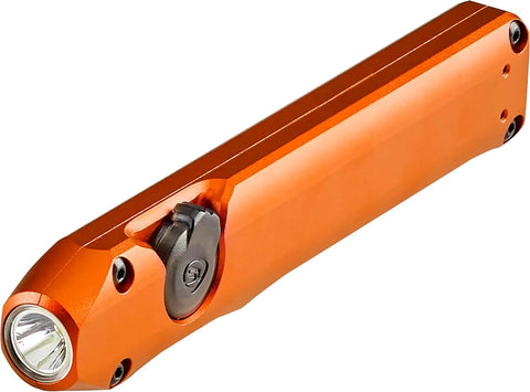 Streamlight 88820 Wedge 1,000-Lumen Max 300-Lumen Standard 1,200-Candela Flat Everyday Carry Flashlight, Includes USB-C Cable and Lanyard, Orange