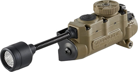 Streamlight 14306 Sidewinder Stalk 76-Lumen Hands-Free Gear Mounted Flexible Task Light with White/Red LEDs, Coyote